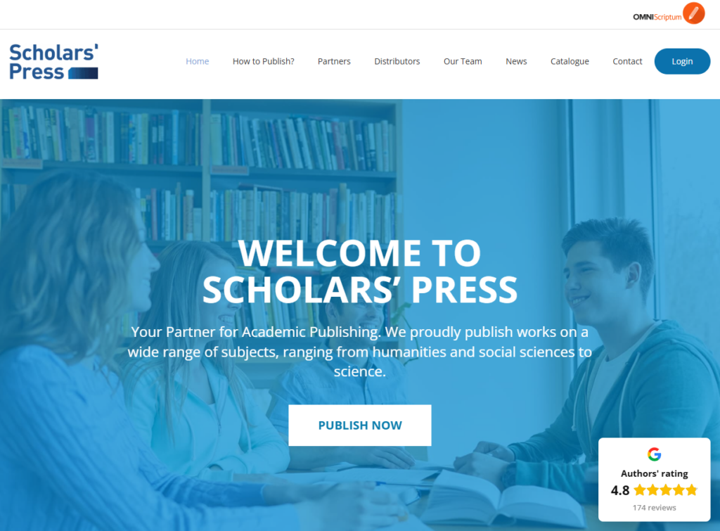 free academic publishing company Scholar Press
